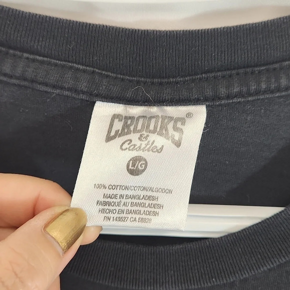 Crooks  and Castles Mens Large Bandana Graphic Tee - Picture 5 of 6